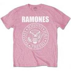 Ramones | Officiellt band för barn T-shirt | Presidentens sigill - Rosa (11-12Y,13-14Y,3-4Y,5-6Y,7-8Y,9-10Y)