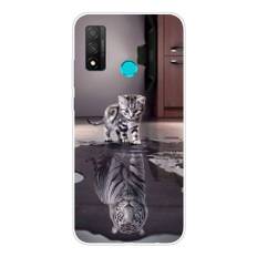 Huawei P Smart (2020) - Gummiskal med tryckt design - Clever Cat