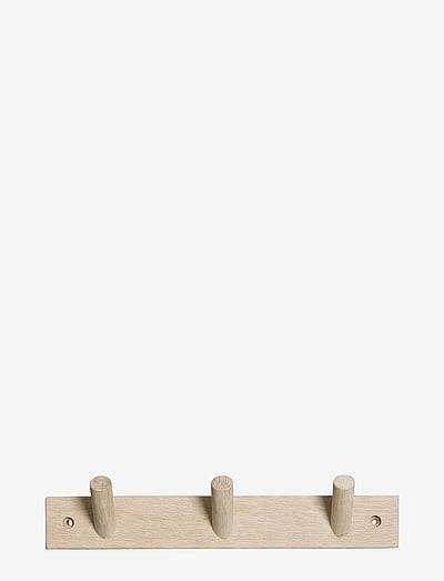 Byon 3-hook Else - Klädhängare - WOOD / beige