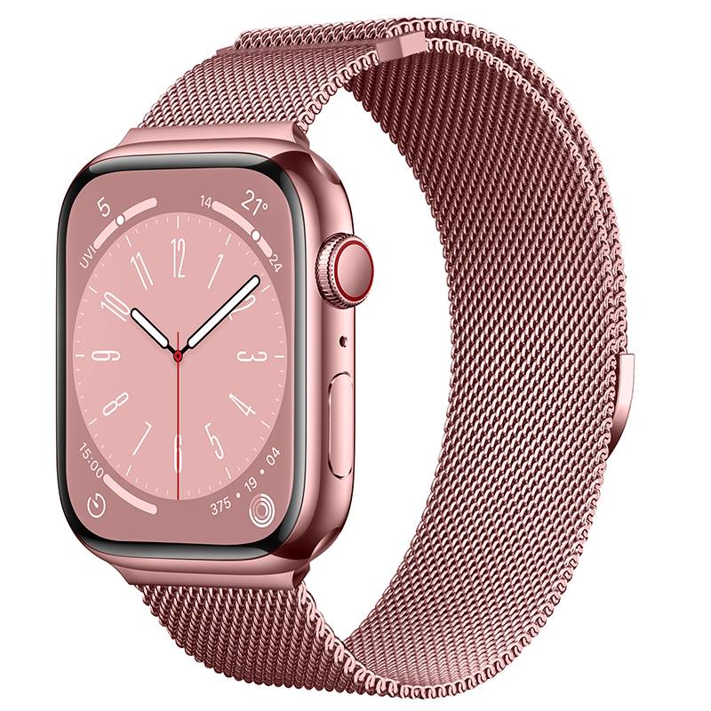Armband Milanese Apple Watch Series 11 42mm Rose gold
