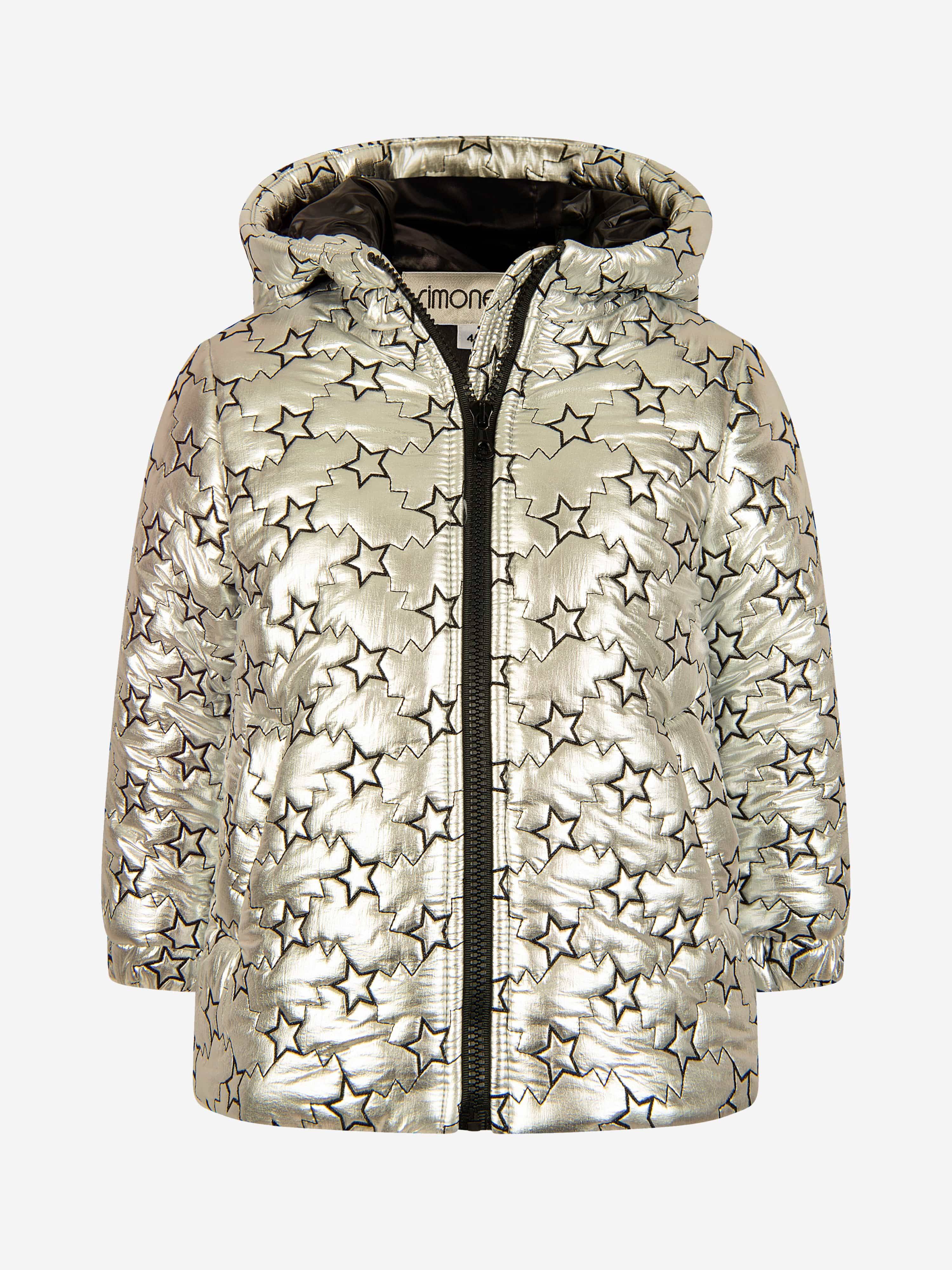 Simonetta Girls Jacket in Gold - Gold / 6 Yrs (6 Yrs)