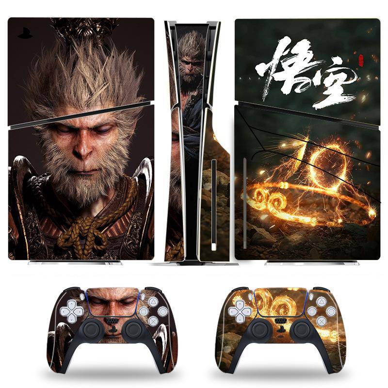 Black Myth Wukong PS5slim Sticker PS5-spelkonsol PS5S Optical Drive Edition Handtag Digital All-inclusive värdfilm