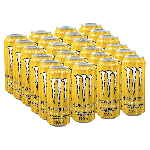 Monster Energy - Ultra Golden Pineapple 500ml - 24-pack