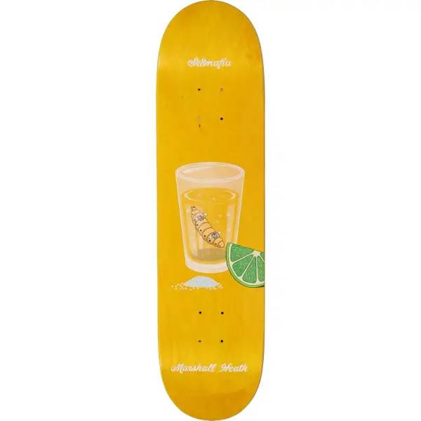 Sk8mafia Marshall Heath Hacked Skateboard Deck (Gul)