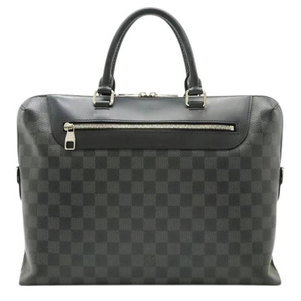 Louis Vuitton Vintage - Pre-owned PDJ NM Damier Graphite Briefcase Vintage - Dam - ONE Size - Läder