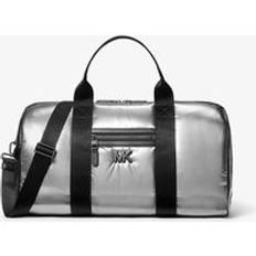 MK Brooklyn Medium Metallic Puffy Duffel Bag - Grey - Michael Kors - ONE SIZE