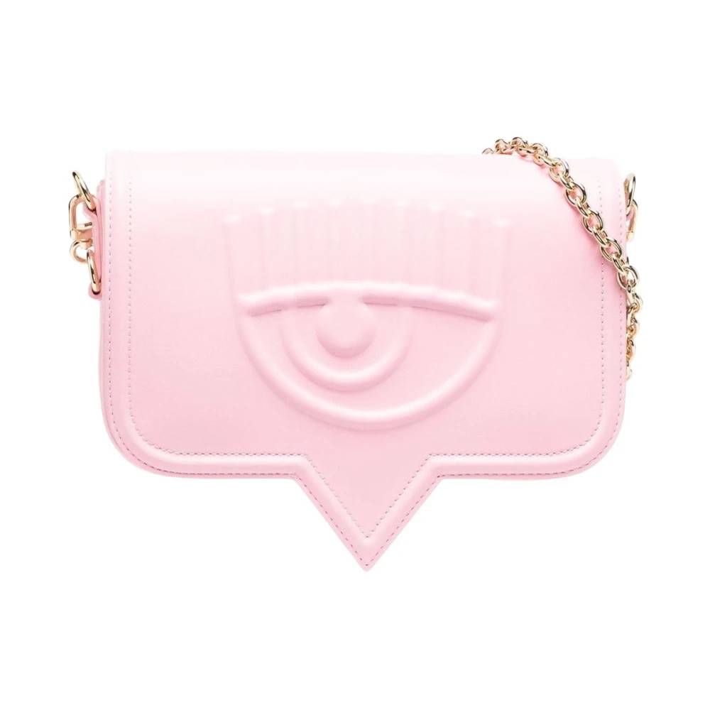 Chiara Ferragni Collection 603 Borsa Grande Logo Occhio c/catena - Tasker - Dame - Lyserød - ONE SIZE -