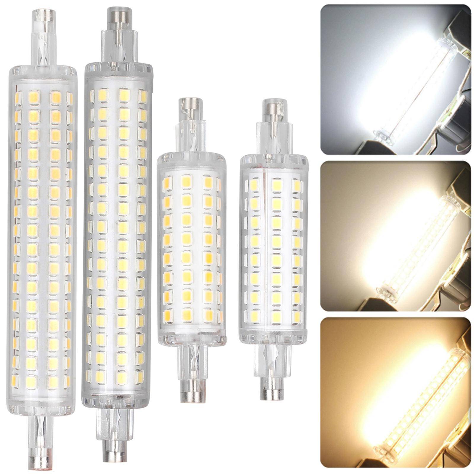 R7S LED 78mm 118mm Strålkastarlampa 2835 SMD Ersätter 60W 120W Halogen 220V Lampa För Trädgård Gata