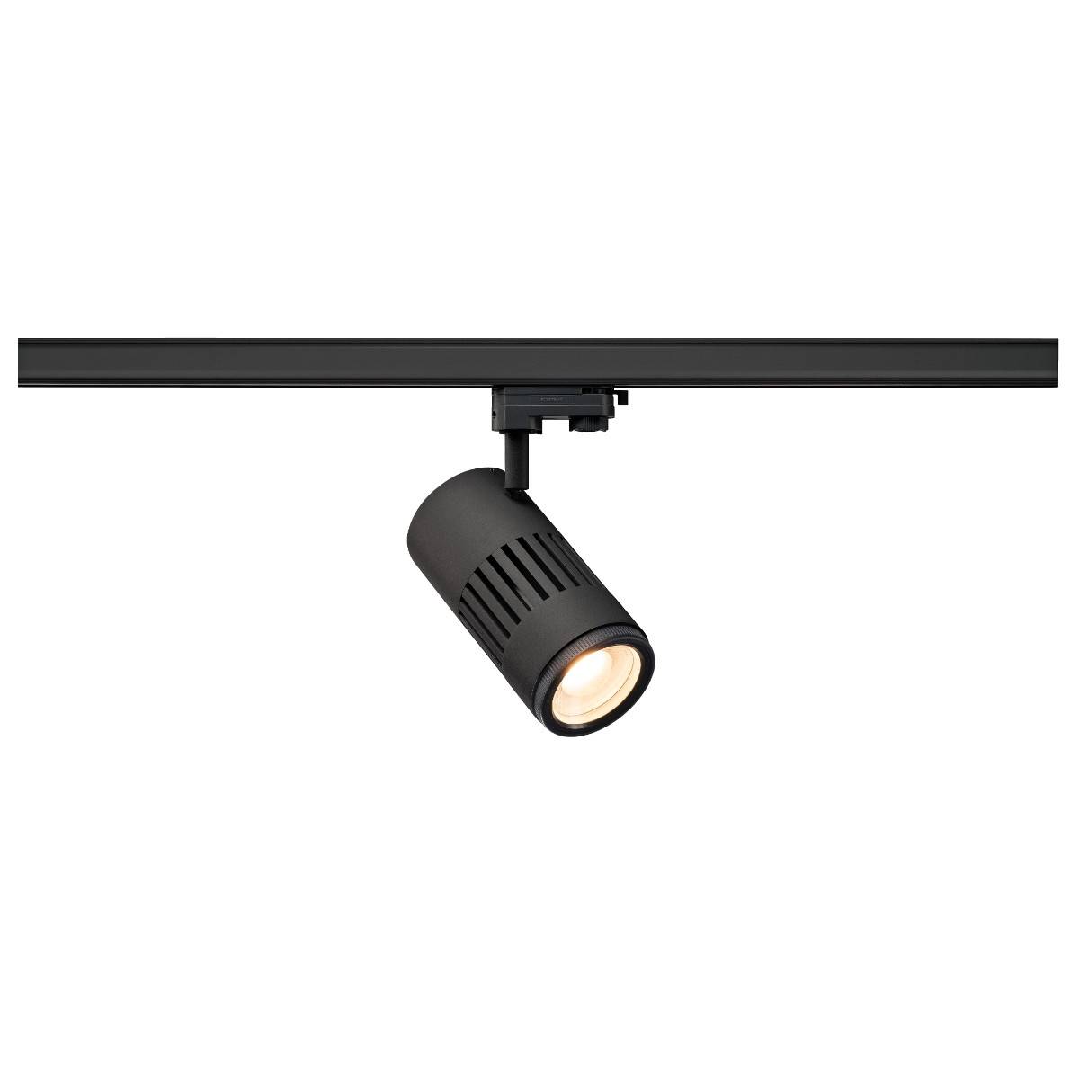 SLV Structec LED Inställbar 3-fas skenarmatur Svart