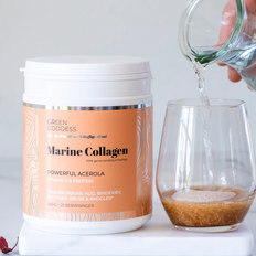 Green Goddess - Collagen pulver - Powerful Acerola inkl. C-vitamin og protein - 250 g.