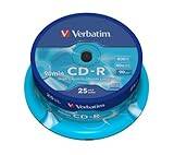 Verbatim CD-R High Capacity 800 MB 25 styck - CD-RW jungfrur (CD-R, 800 MB, 25 styck, 40x, Axel)