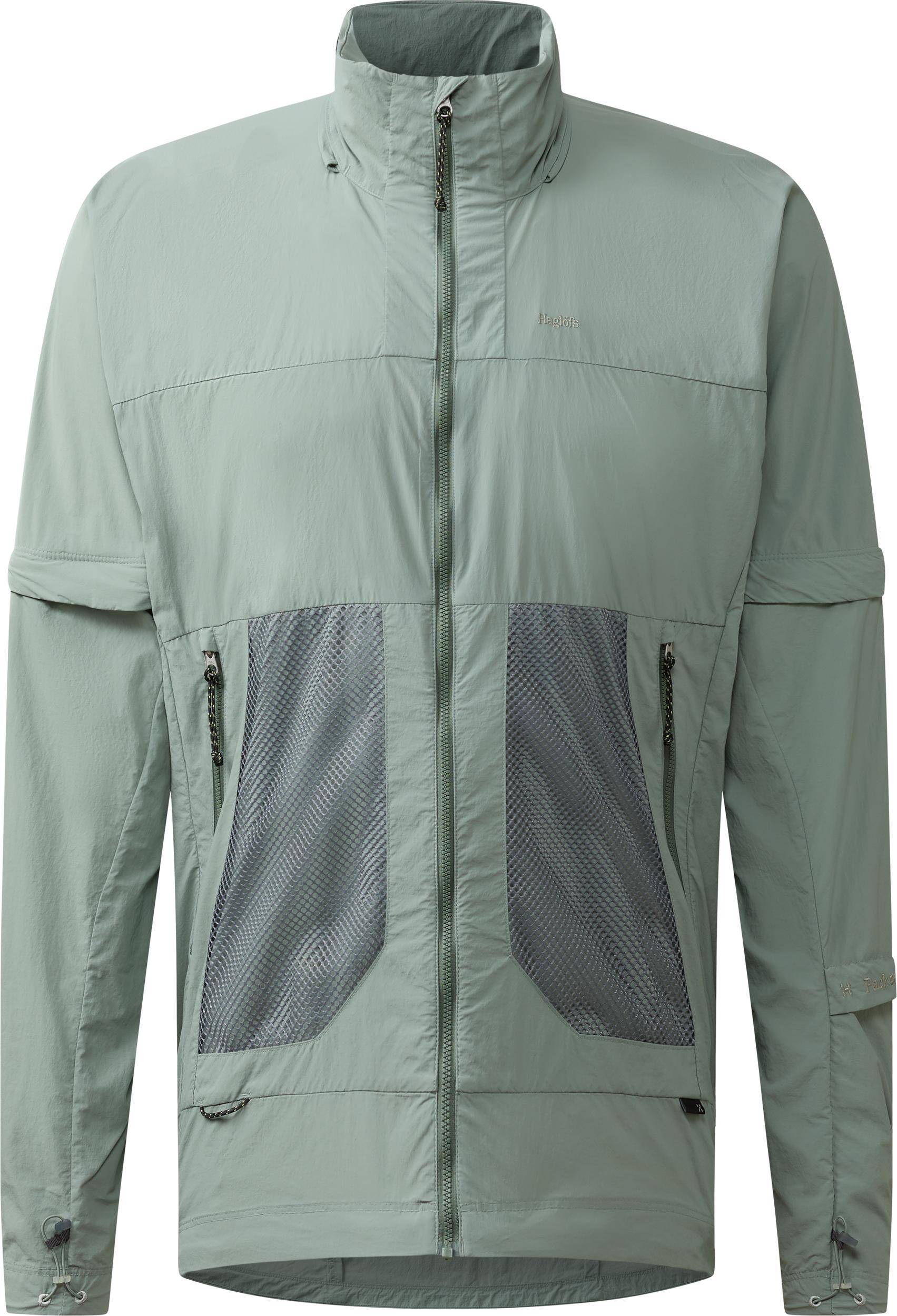 Haglöfs Men's Solis Zip Off Jacket Dew Green, S