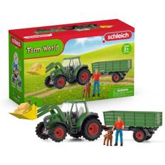 Schleich Farm World Traktor Med Släp