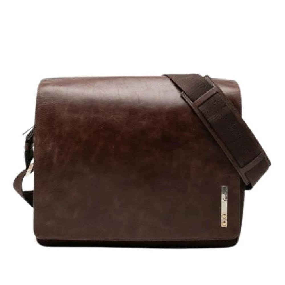 Cartier Vintage - Pre-owned Messenger Bag Vintage - Dam - ONE Size - Läder