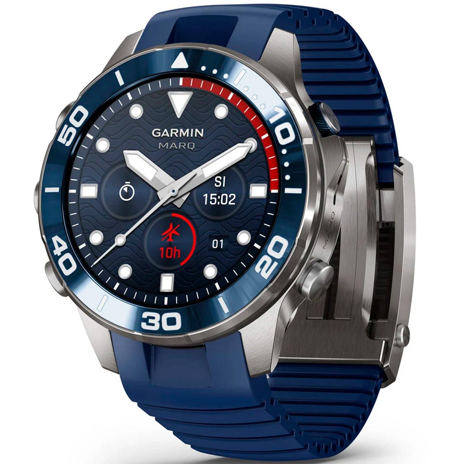 Garmin MARQ Diver Gen 3 010-04549-40 - Herr - 47 mm - Smartklocka - Quartz med laddare - Safirglas - Svart (22 mm)
