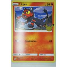 Pokémon Litten SM02 25 års jubilæum Stor - Pokemon kort - Stort/jumbo kort - Pocket Monster