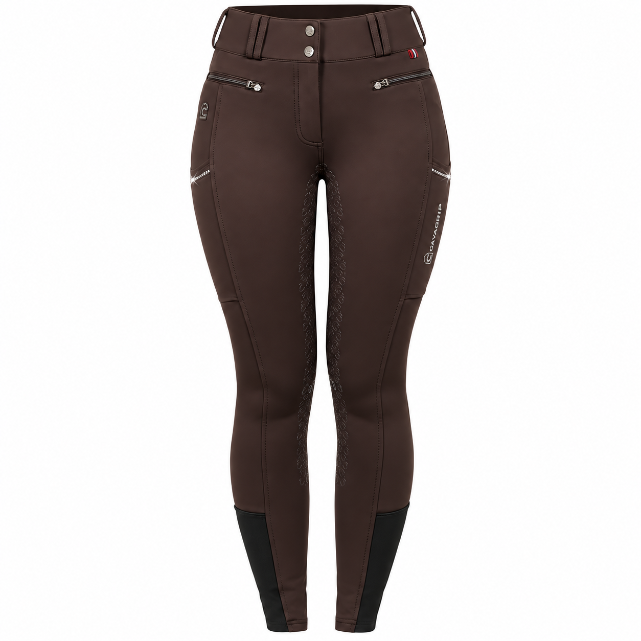 Cavallo CavalCay Grip Ridebukser Cafe Noir 40