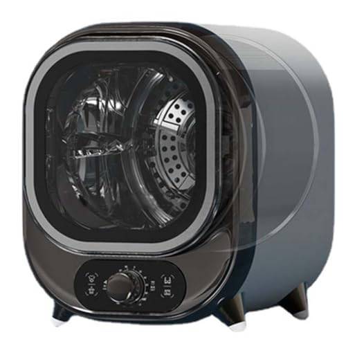 Liten torktumlare, bärbar kondensor Tumble Dryer, 5 kg ventilerad tumblett torktumlare, perfekt för bänkskivor eller väggmonterad användning, kompakt, mini -snurrtork, 0,8 kg lastkapacitet