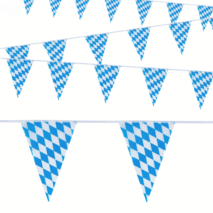 Oktoberfest flagguirlande - 10 meter.