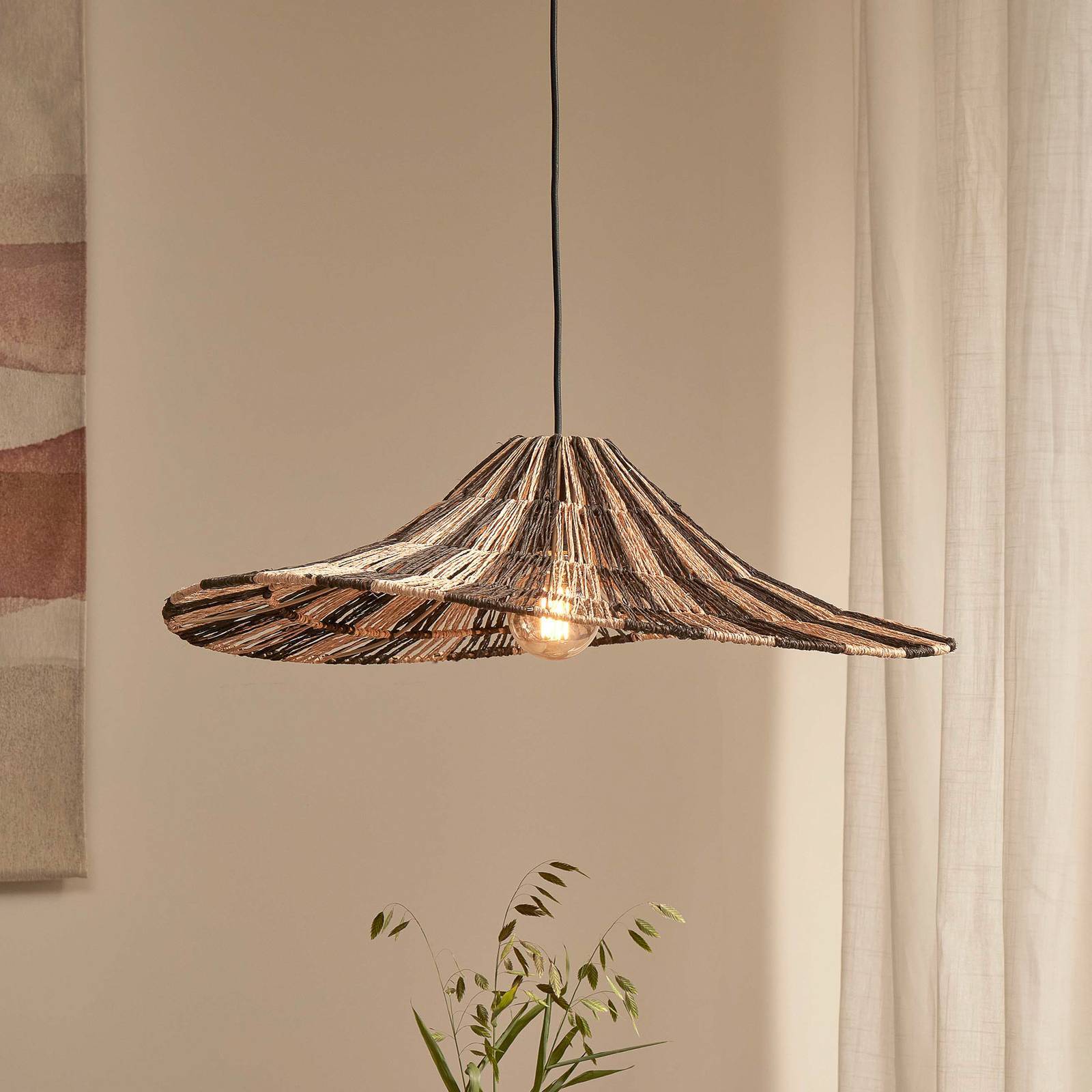 Good & Mojo Design pendellampa Cuzco, dimbar, Ljust trä, Vardagsrum / matsal, Design, Pendellampa