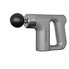 Fascia gun fitness electric shock gun muscle relaxer massager massage gun small vibration relaxer,Black (Gray)