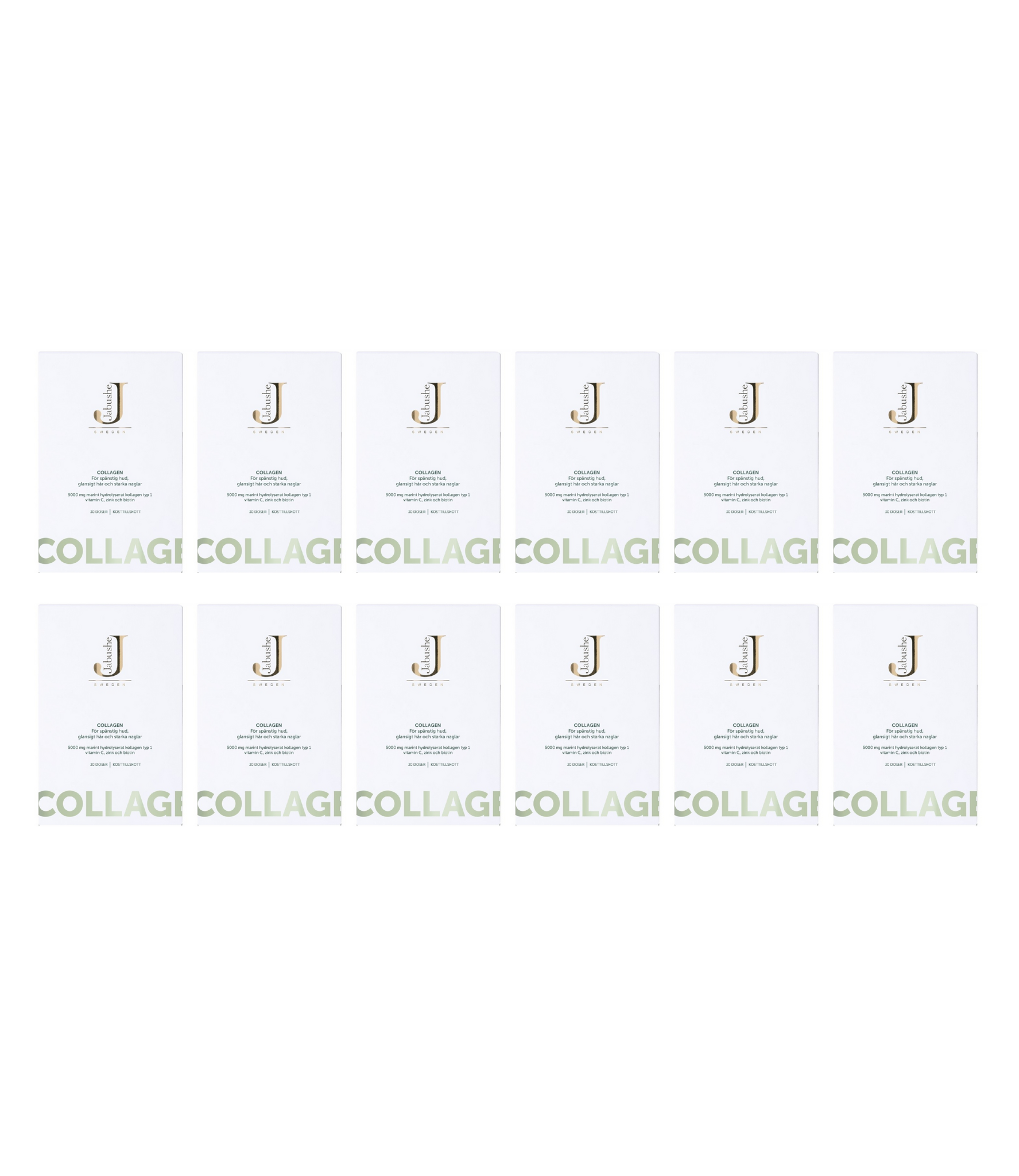 12 x Jabushe Collagen 30 st