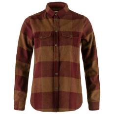 Fjällräven Women's Canada Shirt L/S Skjorta Dam Storlek XXS Färg brun