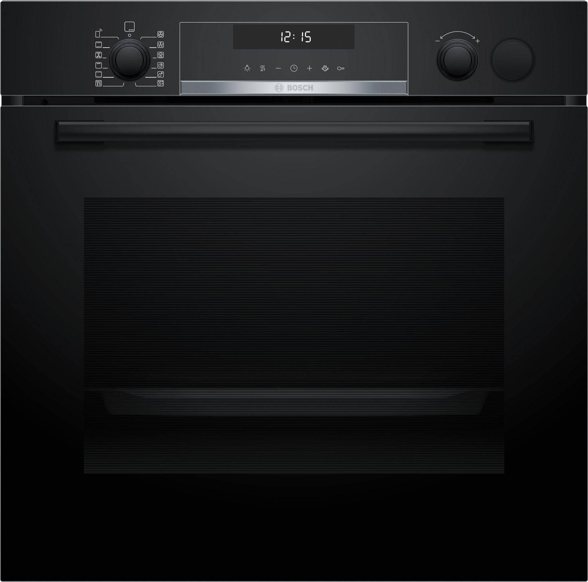 Bosch - HRG578BB7 - Serie 6, Inbyggnadsugn med ångfunktion, 60 x 60 cm, Svart