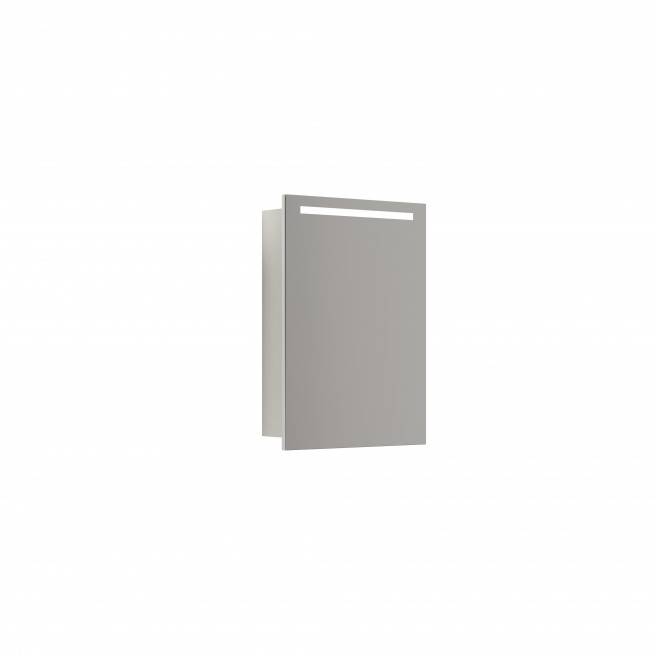 Scanbad MULTO Spejlskab integreret lys, m/1 låge 70x50 cm L  Hvid mat