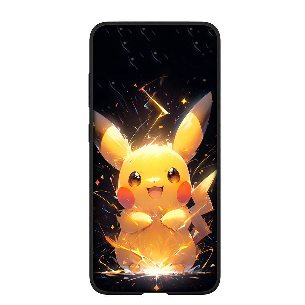 Telefonfodral till Samsung Galaxy S24 S23 iPhone 15 14 Xiaomi Redmi Note 13 12 11 8 Plus 10 9 Pro Max X XR OPPO Huawei Jigglypuff Pokemon GO Pikachu skal for Samsung Galaxy Note 10 Plus bolus