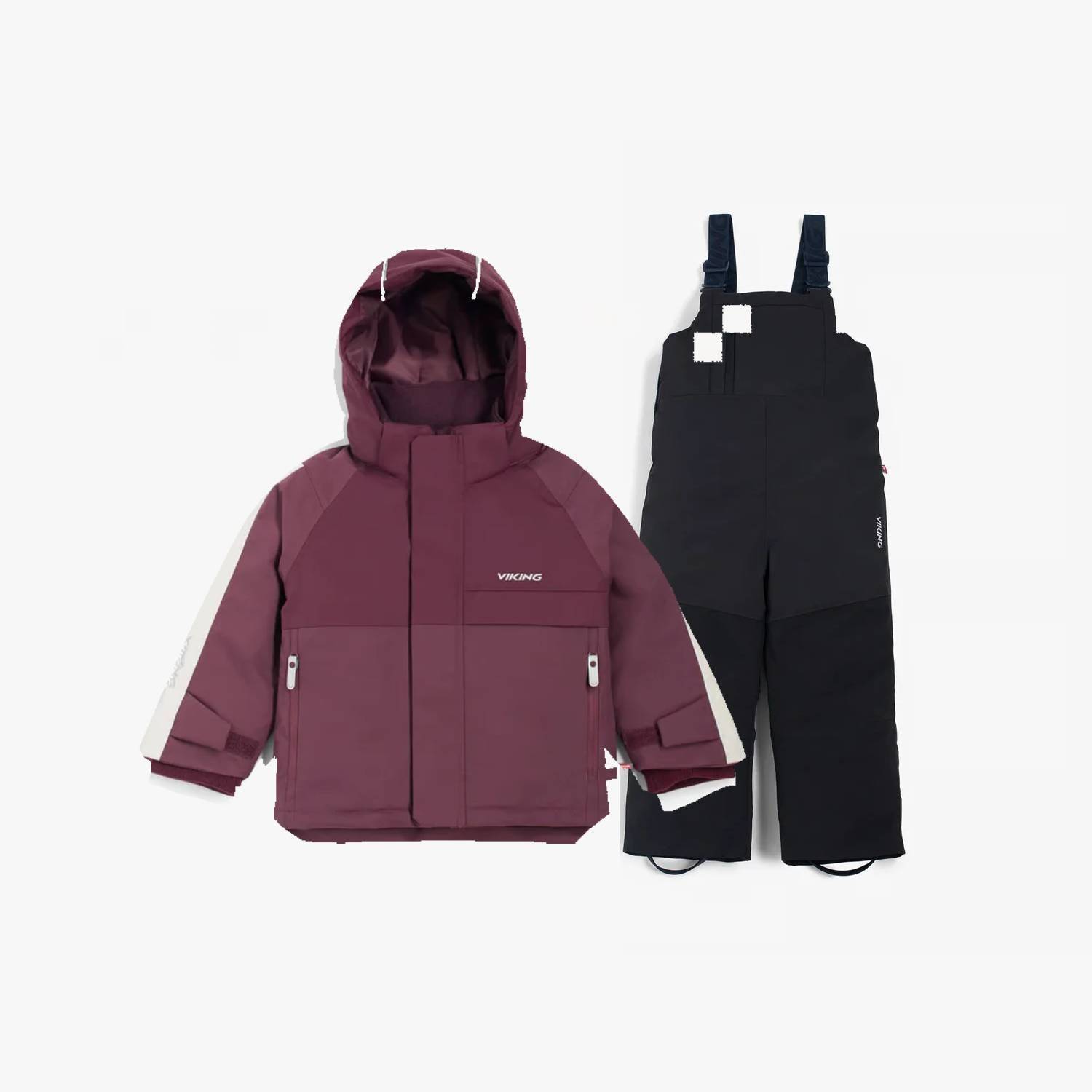 Viking Play Winter Thermal Skisæt Børn - Plum / Black - 134 cm / 9 år / 128 cm / 8 år