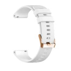 18mm 20mm Armbånd til Garmin Venu Sq 2 Plus Vivoactive 4S Smartwatch Rem Venu 3S 2S Vivoactive 3 5 Udskiftningsrem Hvid 18mm
