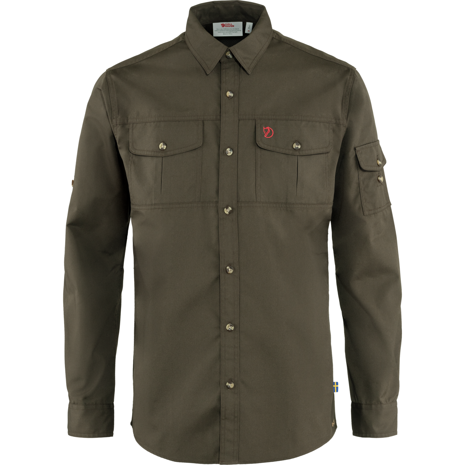 Fjällräven - Singi Trekking Shirt LS M Mørkegrøn Herre XXL Ribejagtogfikseri.dk