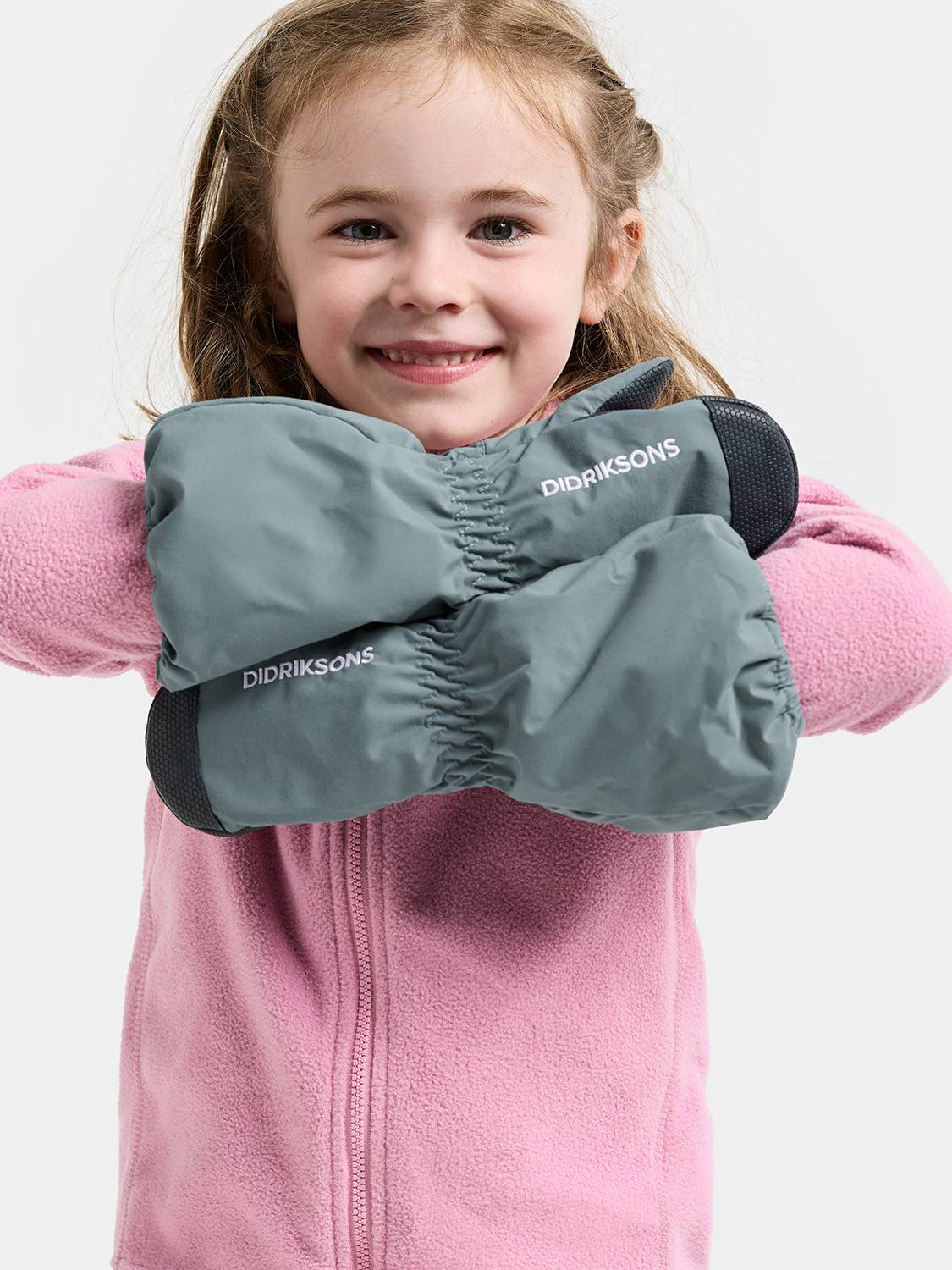 Didriksons Skalhandsker, Factory Blue, 2-4 år