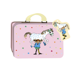ASTRID Pippi Small Tin Suitcase Pink