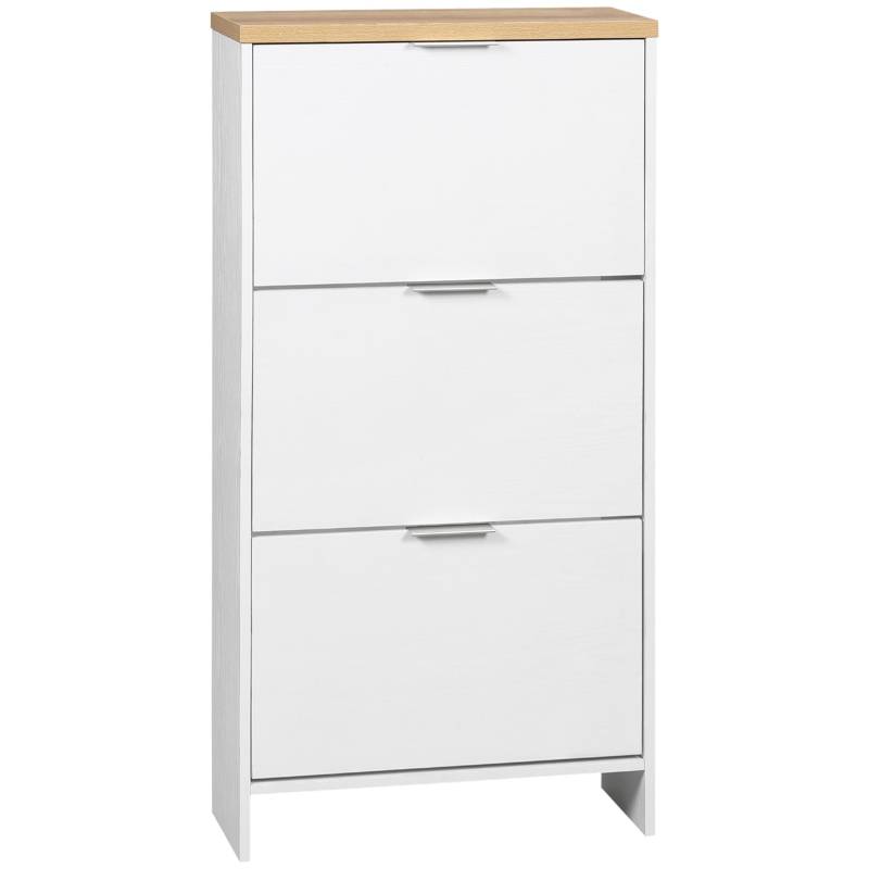 Skoskåp med 3 fällbara fack
