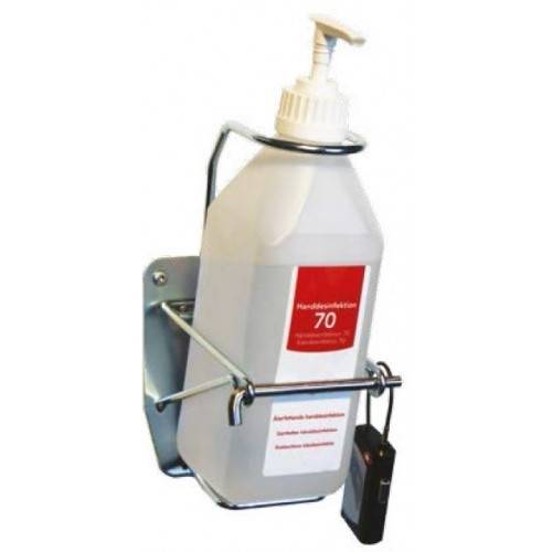 Dispenser till hygienstation - f 600ml flaskor låsbar