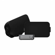 Wiim Amp Pro & svarta utomhushögtalare från Sonos och Sonance, par