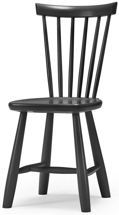 Lilla Åland Björk 52 Svart Barnstol H33 cm
