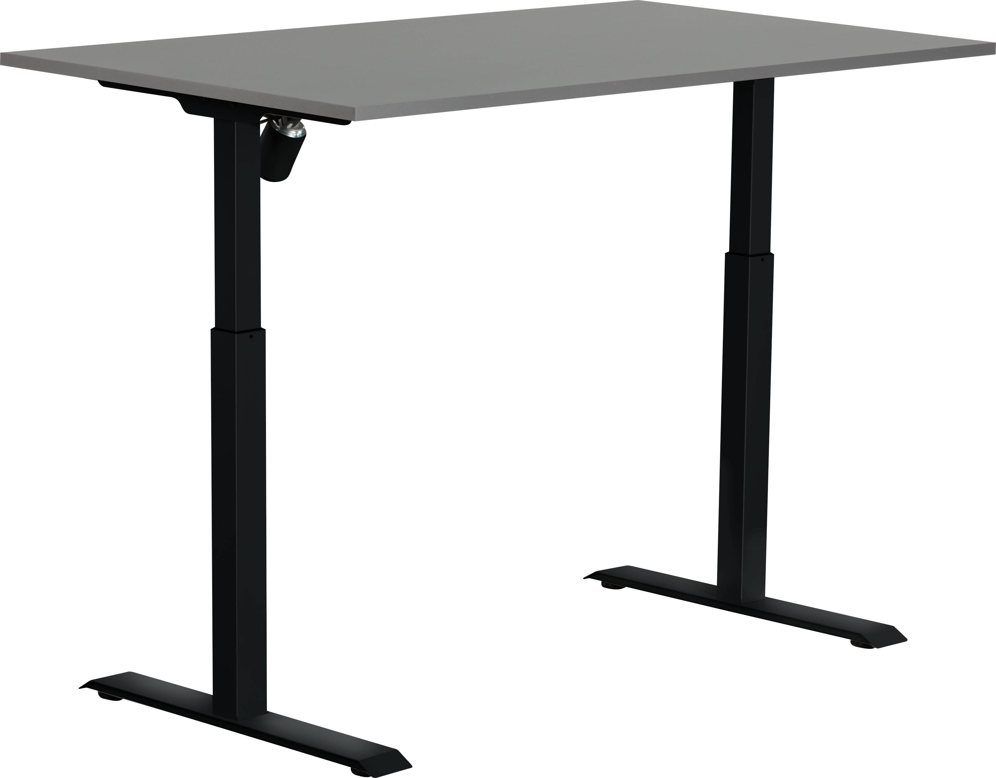 Sun-Flex II hæve-sænkebord, 140x80, Antracit/sort