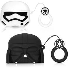Star Airpods Case 2 Wars Pakker, Beskyttende Stødsikker Case Cover Skins Med Nøglering Kompatibel Med Apple Airpod Pro