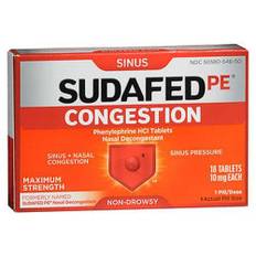 Sudafed Pe, Sudafed PE Congestion Tablets, 18 Tabs