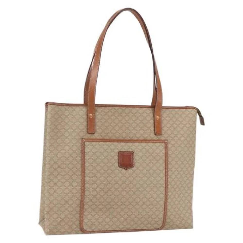 Celine Vintage Pre-owned Canvas Tote Bag - Vintage - Dame - Beige - ONE SIZE - Uld
