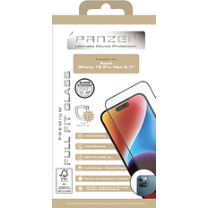 Panzer Skærmbeskyttelse iPhone 15 Pro Max Full-Fit