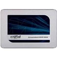 CT1000MX500SSD1T - MX500 1TB SSD SATA III 2.5IN 1000 GB, 6,35 cm (2,5"), 560 MB/s / 510 MB/s, SATA 6.0Gb/s, 3D NAND, 7 mm