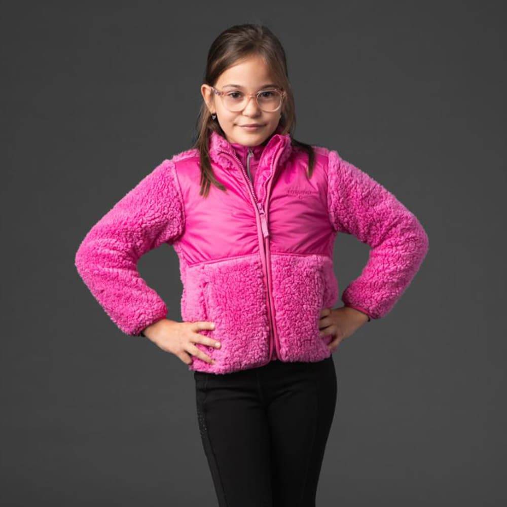 Fleecejacka Junior Vega Teddy Equipage Rosa