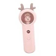 MERRYHAPY Cartoon Antler Desktop Hydration Spray Mini Sprayer Portable Silent Handheld Ansiktsångande luftfuktare (rosa) flicka ansikts ångbåt ansiktsfuktare mini luftfuktare ansiktsångare