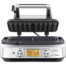 Sage Waffle Iron Maker Brushed Steel Våffeljärn