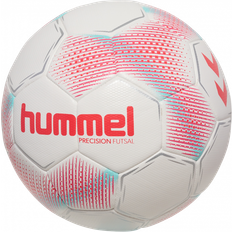 Hummel Precesion Futsal - Hvid & Lys Rød - Str. 4