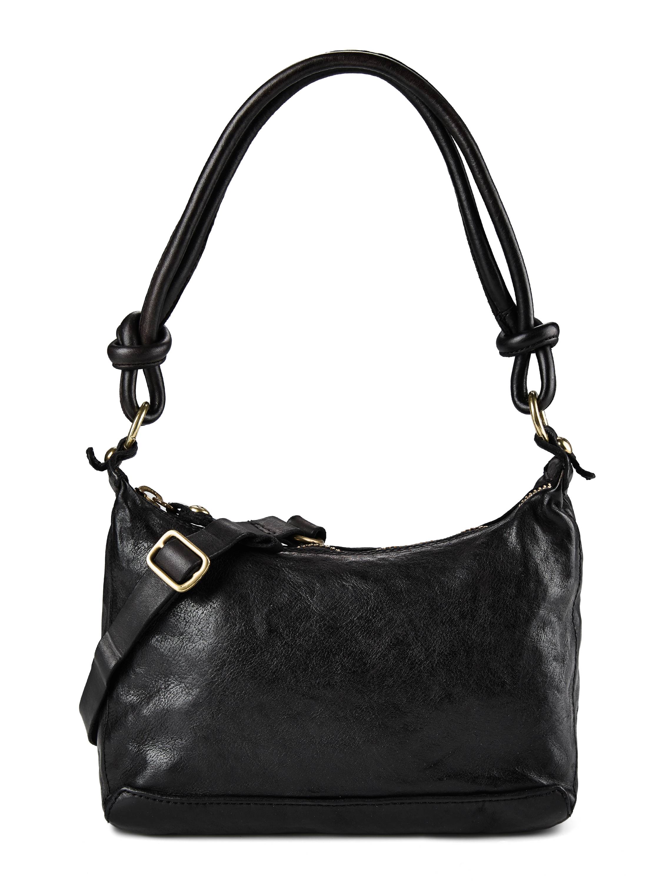 Campomaggi Vittoria Skuldertaske M Læder 25 cm  Sort